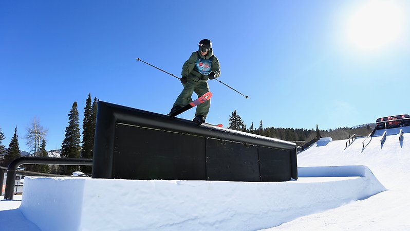 Oliwer Magnusson på världscupen i Apsen säsongen 24/25. Foto: @fisparkandpipe.